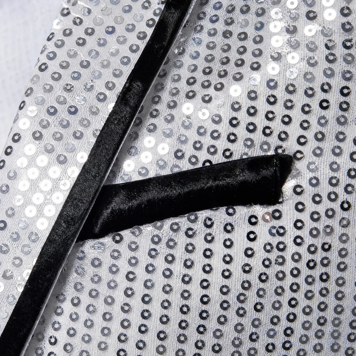Costume Complet Disco Homme Design - close-up détail matière
