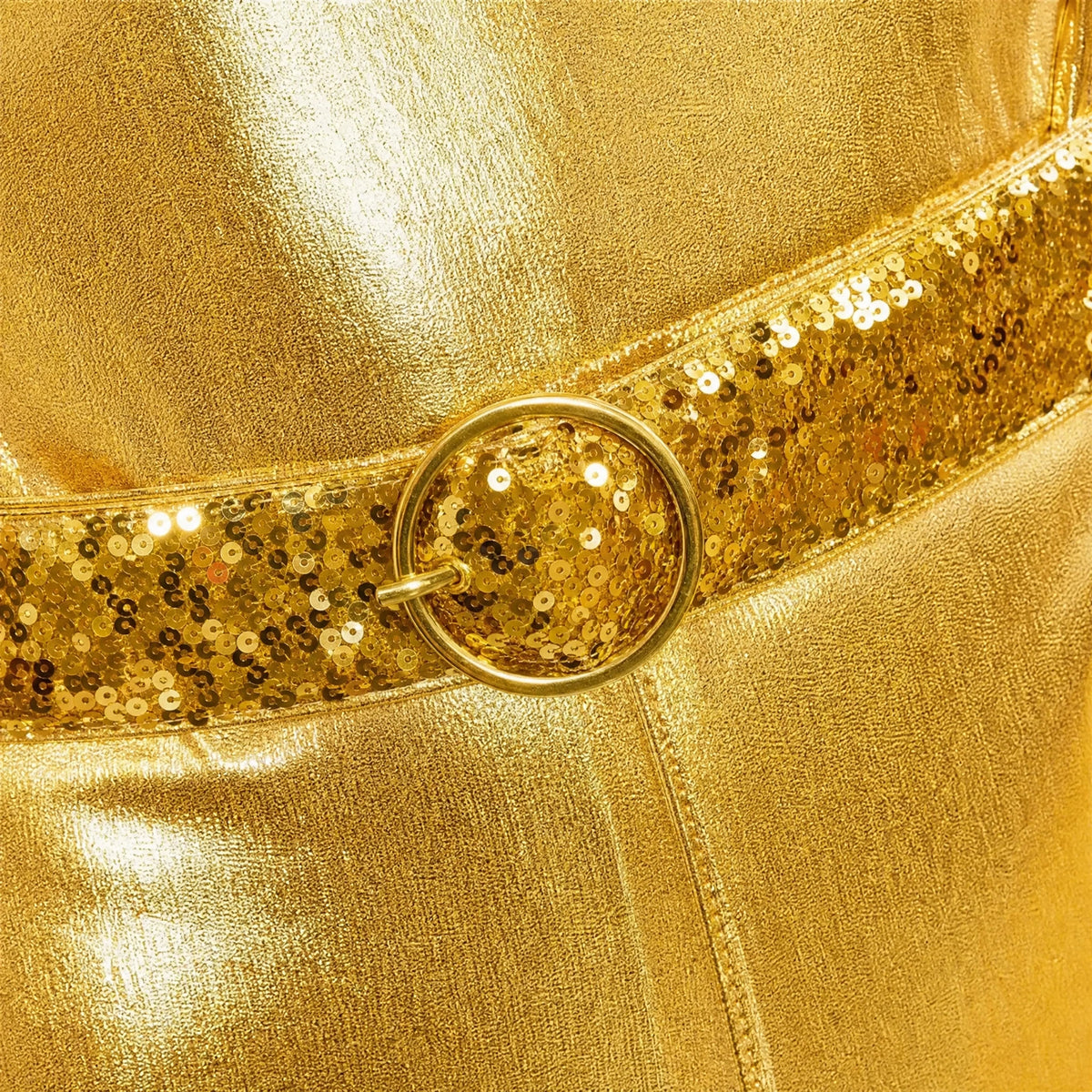 Costume Disco Année 80 Femme - close-up détail matière