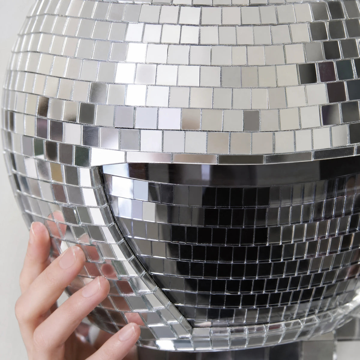 Deguisement Boule Disco - close-up détail matière