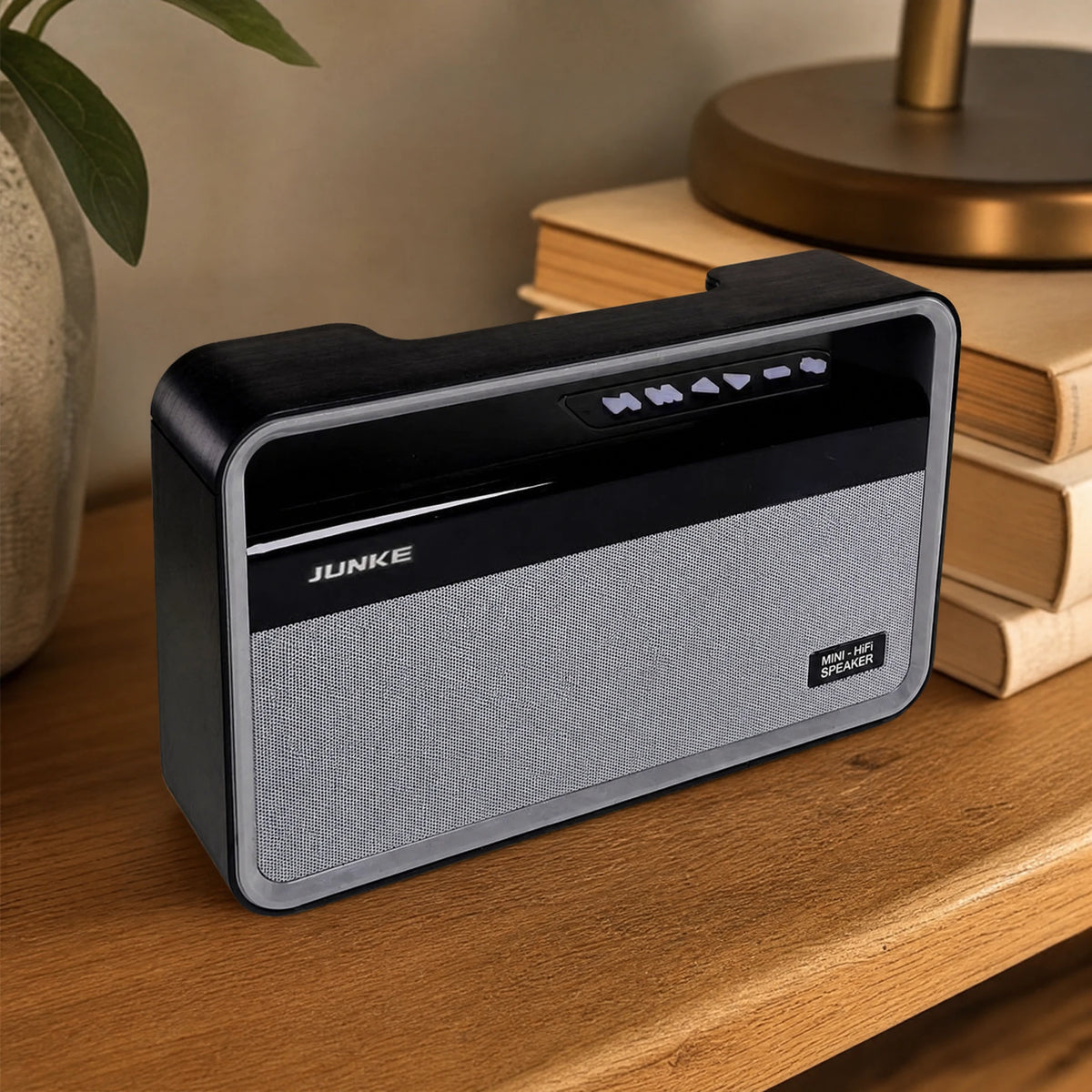 Enceinte Bluetooth Portable Compacte Style Vintage Noir - OBJETS VARIES
