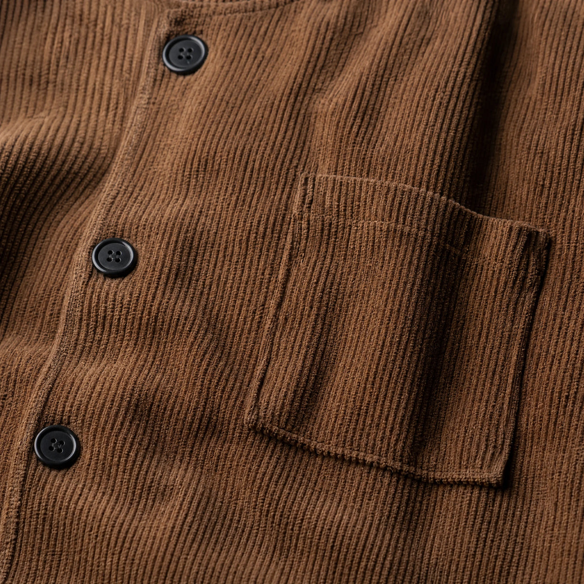 Gilet ample multi-poches vintage - close-up détail matière