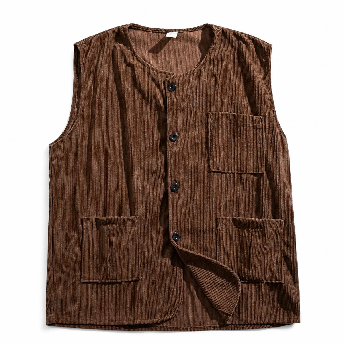 Gilet ample multi-poches vintage - image principale
