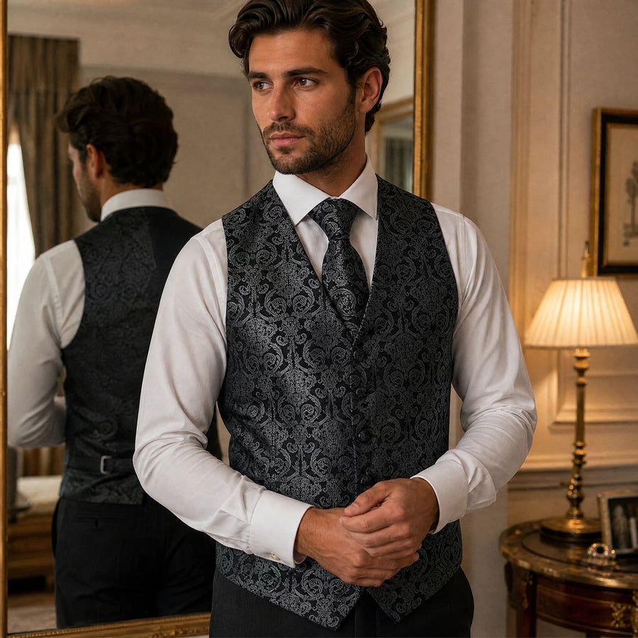Gilet en Soie Homme Vintage - Utilisation GLOBALE
