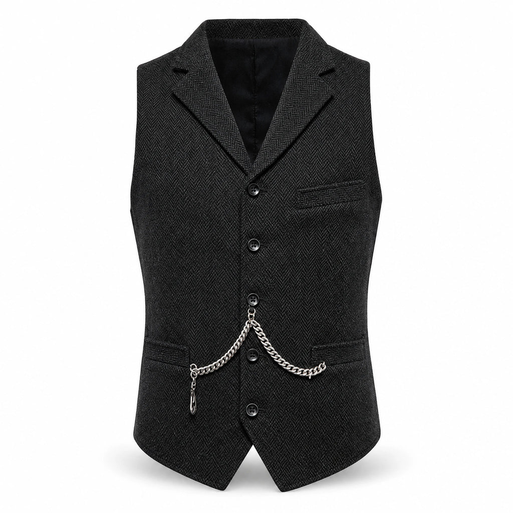 Gilet Vintage noir - image principale