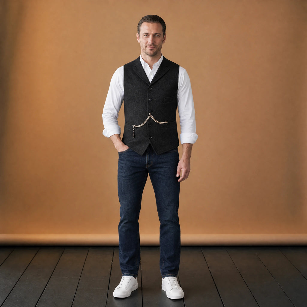 Gilet Vintage noir - VETEMENT Studio HOMME