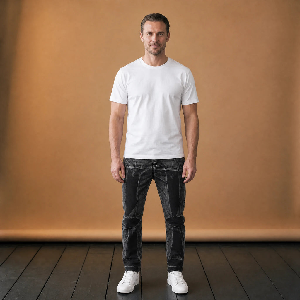 Jean droit décontracté chic vintage - VETEMENT Studio HOMME