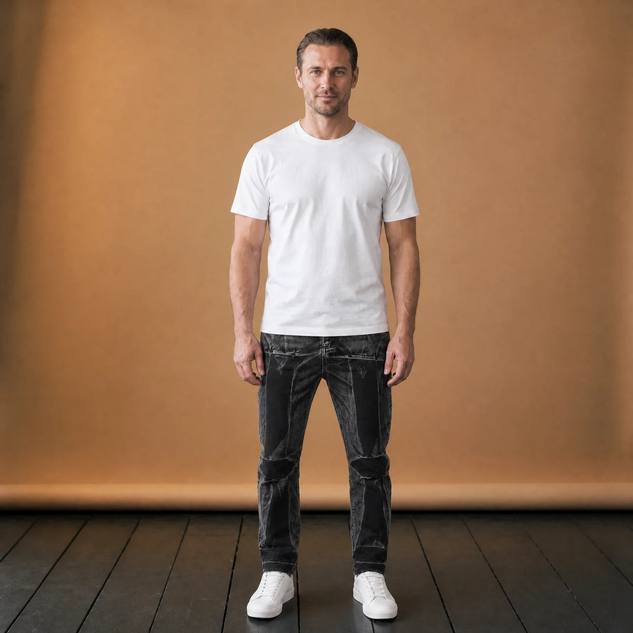 Jean droit décontracté chic vintage - VETEMENT Studio HOMME