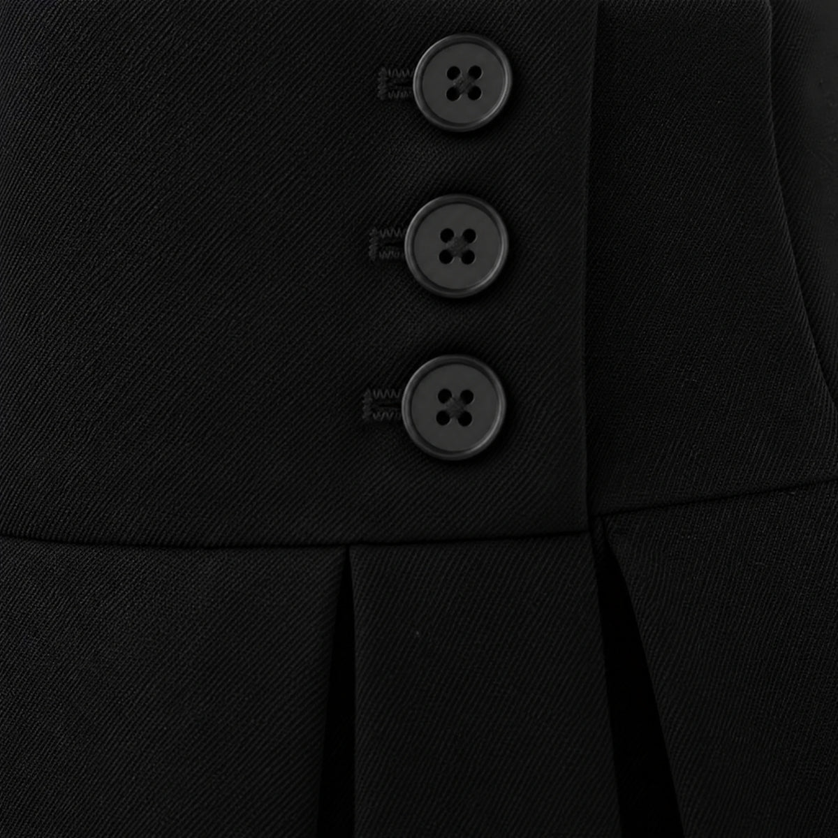 Jupe Longue Vintage Taille Haute - close-up détail matière