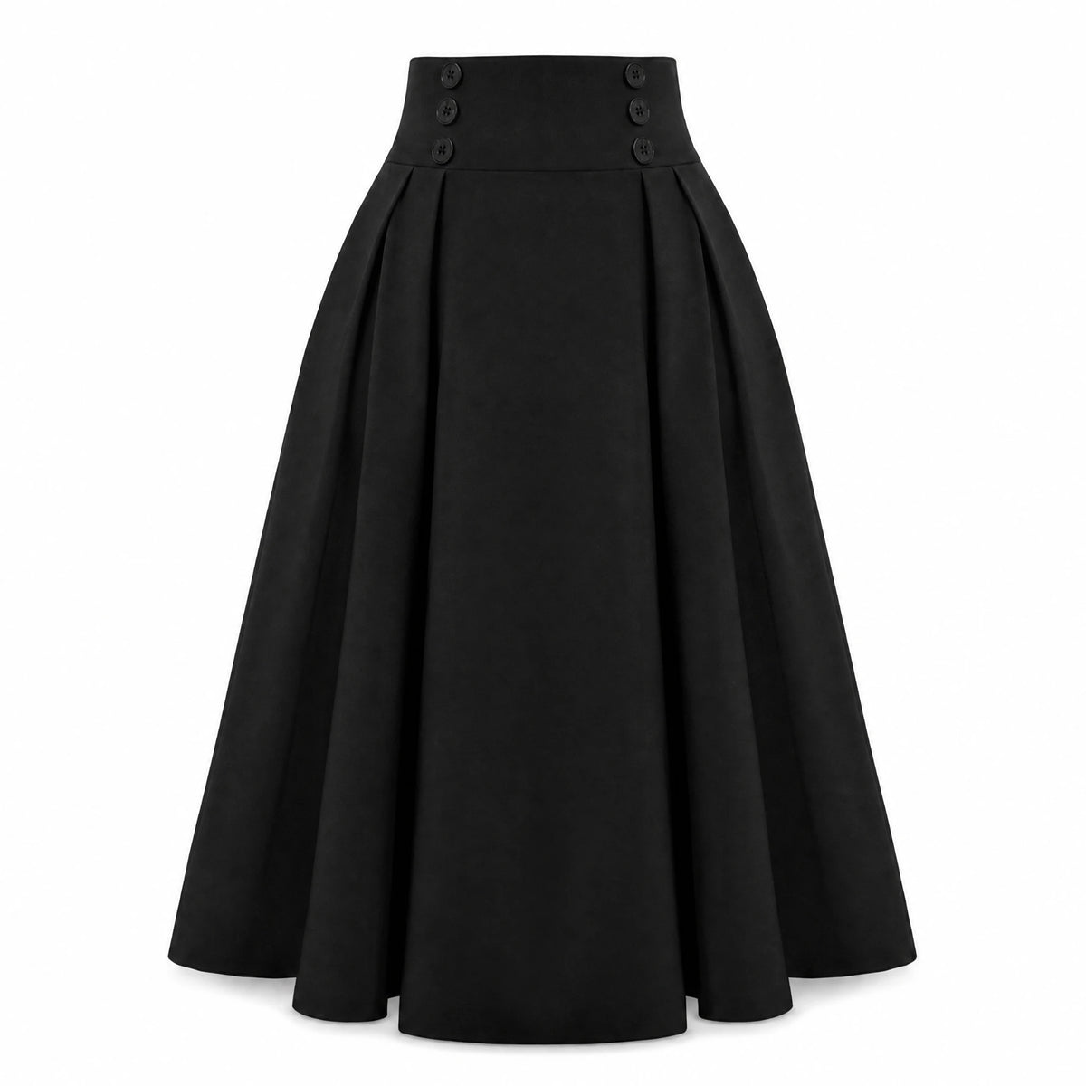 Jupe Longue Vintage Taille Haute - image principale