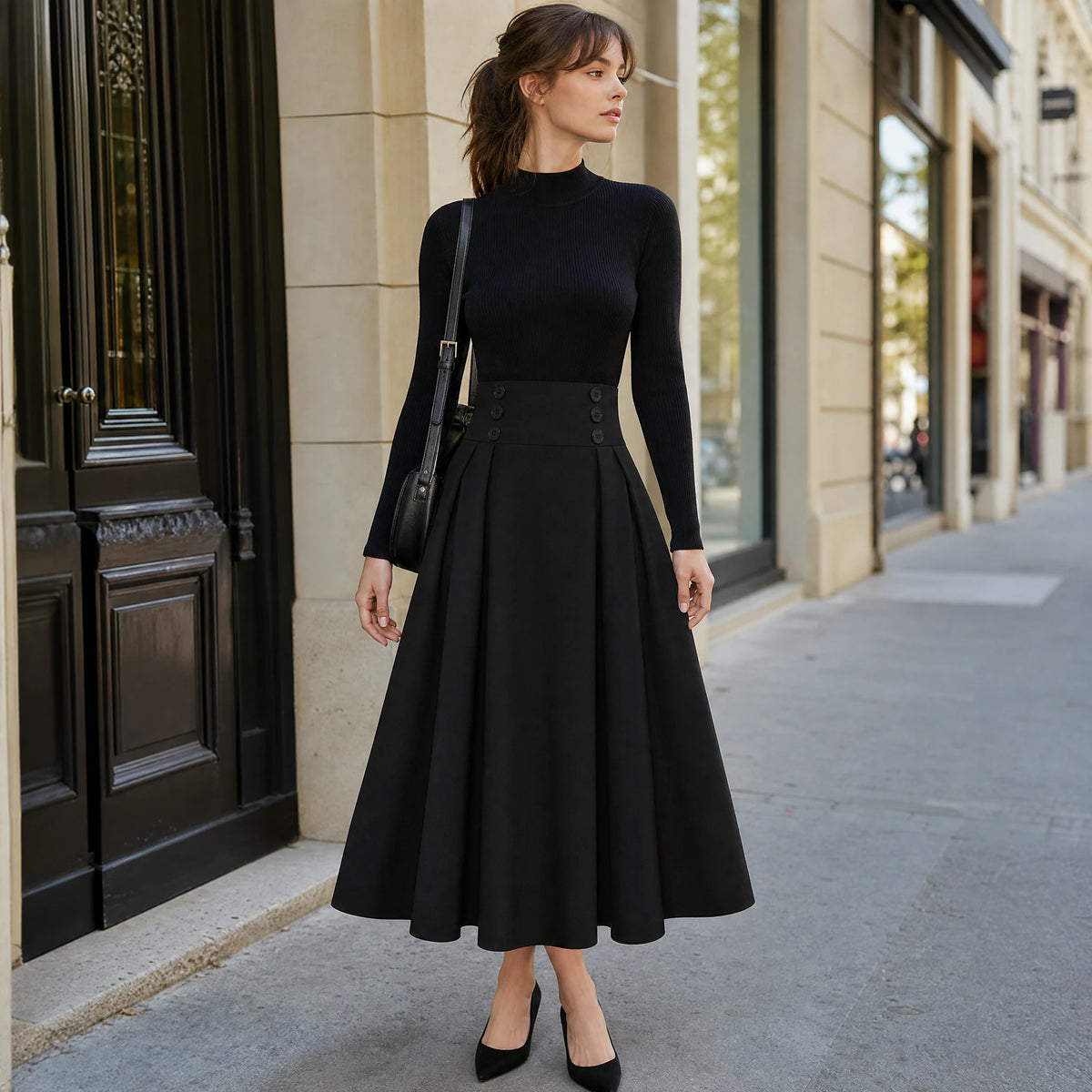 Jupe Longue Vintage Taille Haute - Utilisation GLOBALE