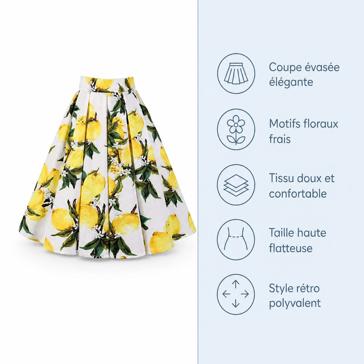 Jupe Midi Vintage - Bénéfices produit