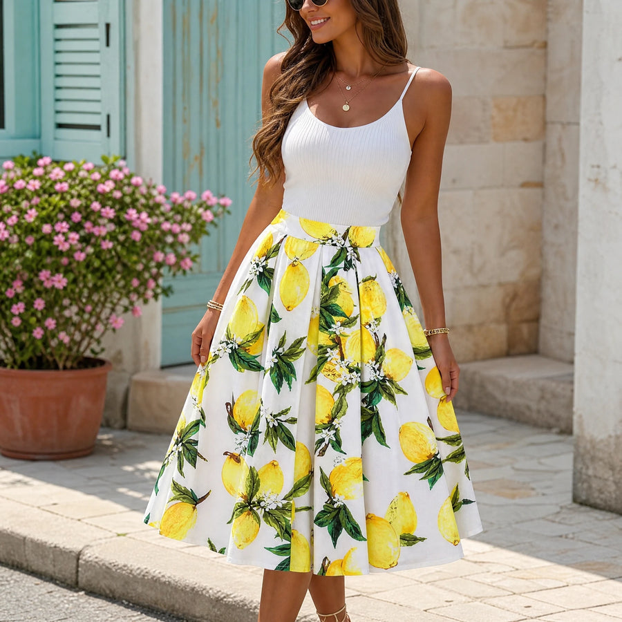 Jupe Midi Vintage - Utilisation GLOBALE