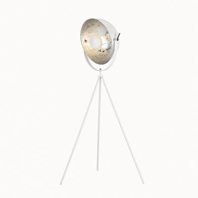 Lampadaire Trépied Vintage Projecteur Orientable Métal - image principale