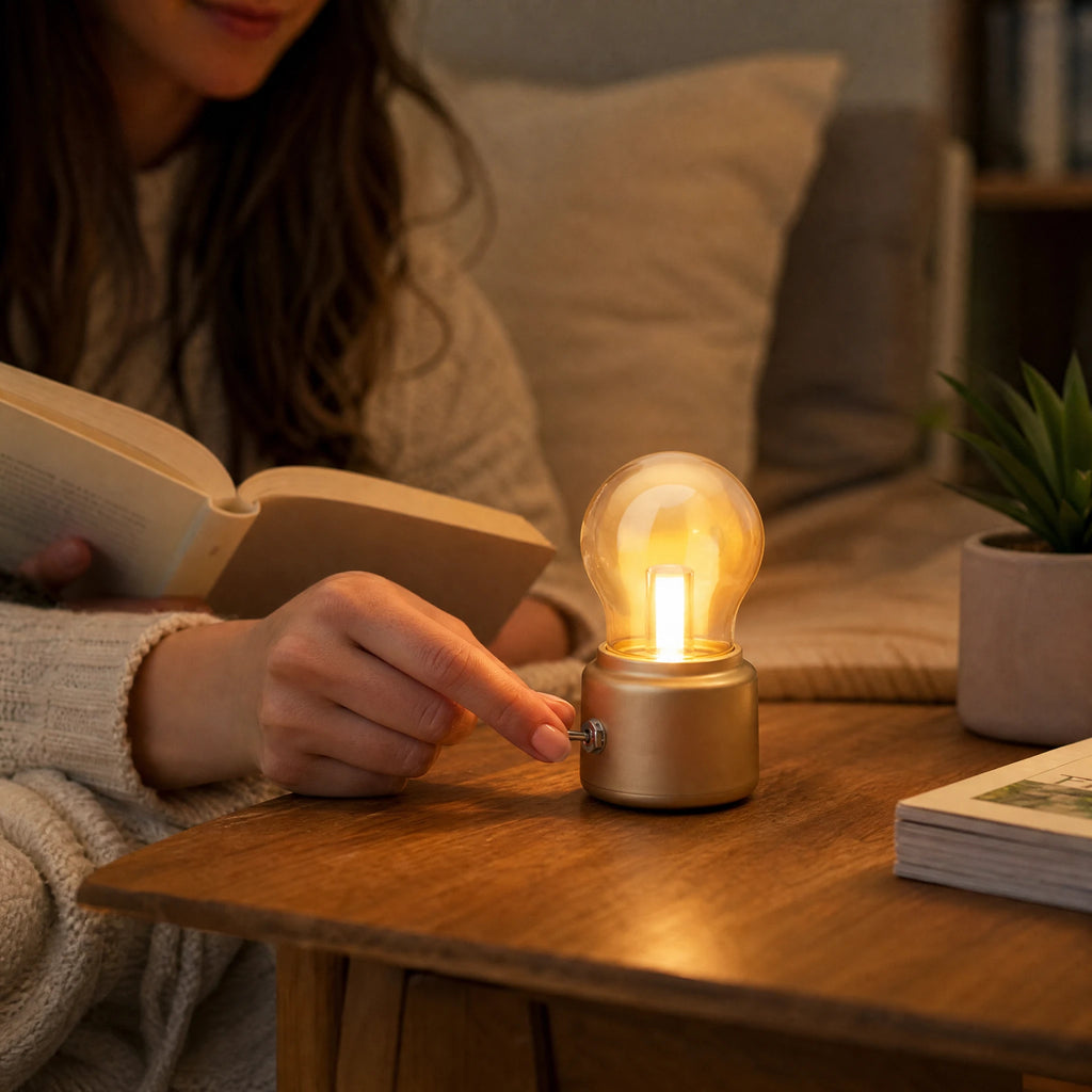 Lampe d'ambiance vintage à interrupteur - Utilisation GLOBALE