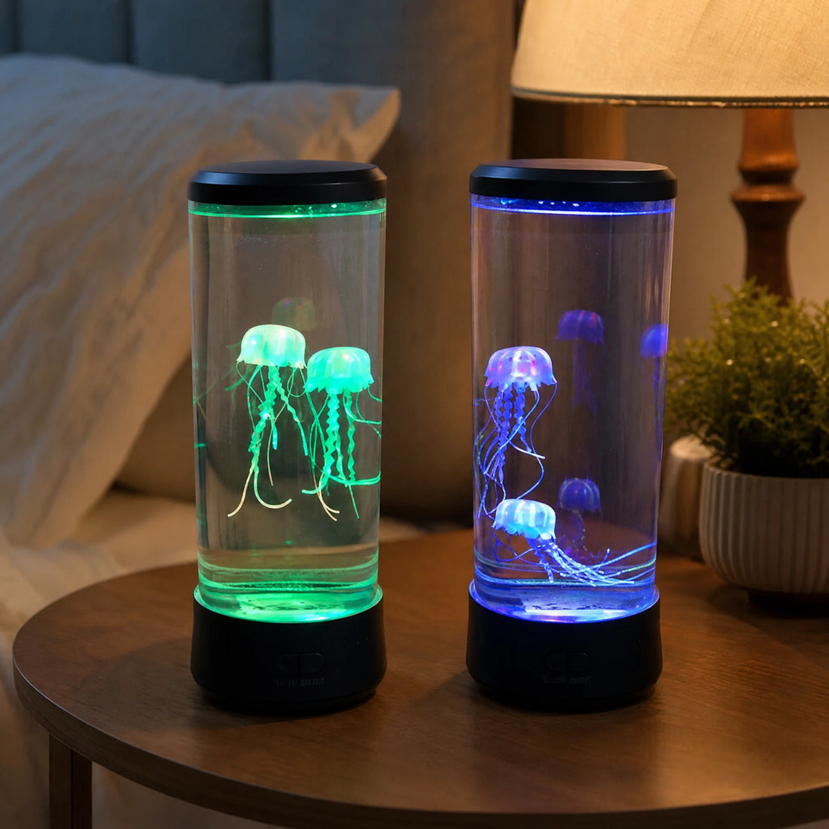 Lampe Méduse LED à Lumière Changeante Cylindrique - OBJETS VARIES