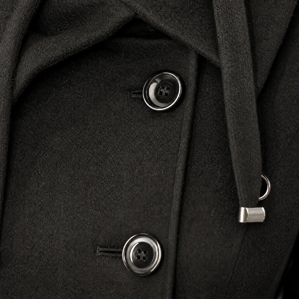Manteau Femme Vintage Année 50 - close-up détail matière
