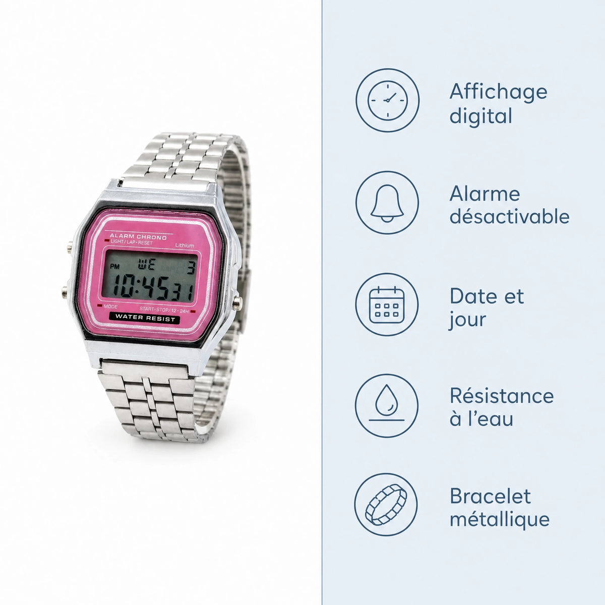 Montre Année 80 Tendance - Bénéfices produit