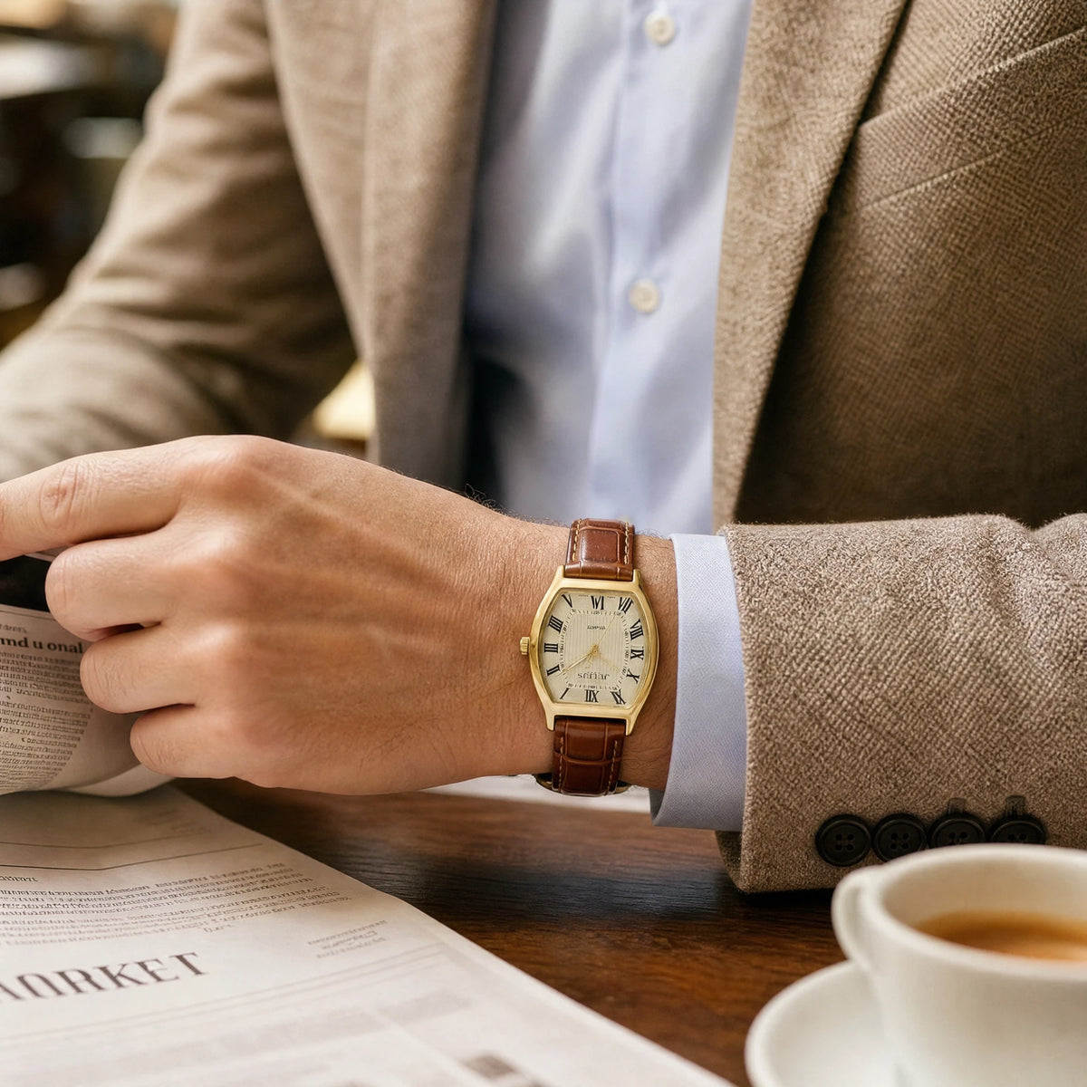 Montre Homme Cuir Rétro Année 80 - Utilisation GLOBALE