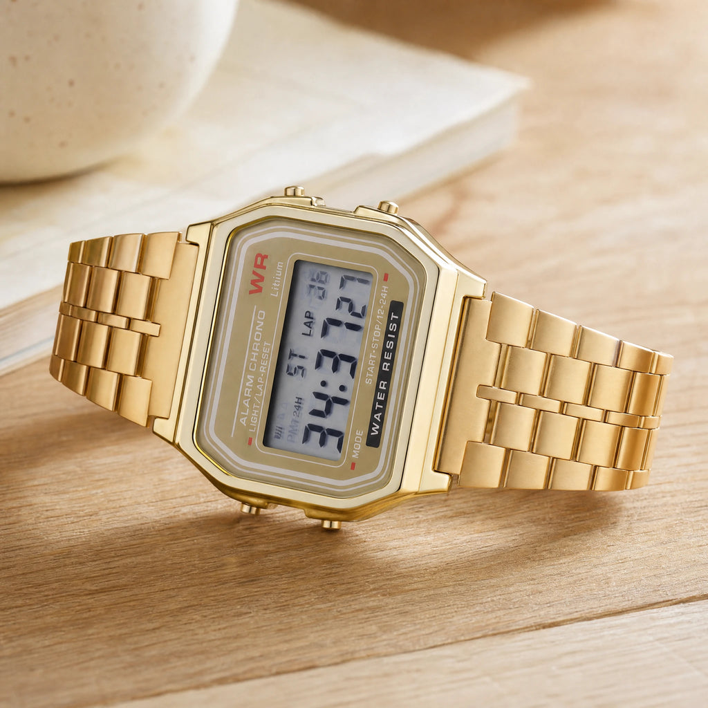 Montre Numérique Année 80 - produit en situation