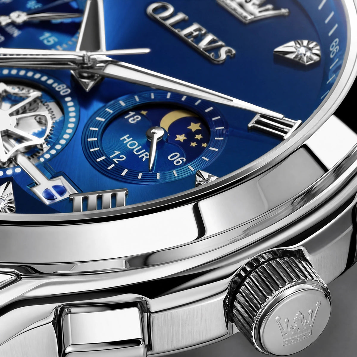 Montre Vintage Tendance - close-up détail matière