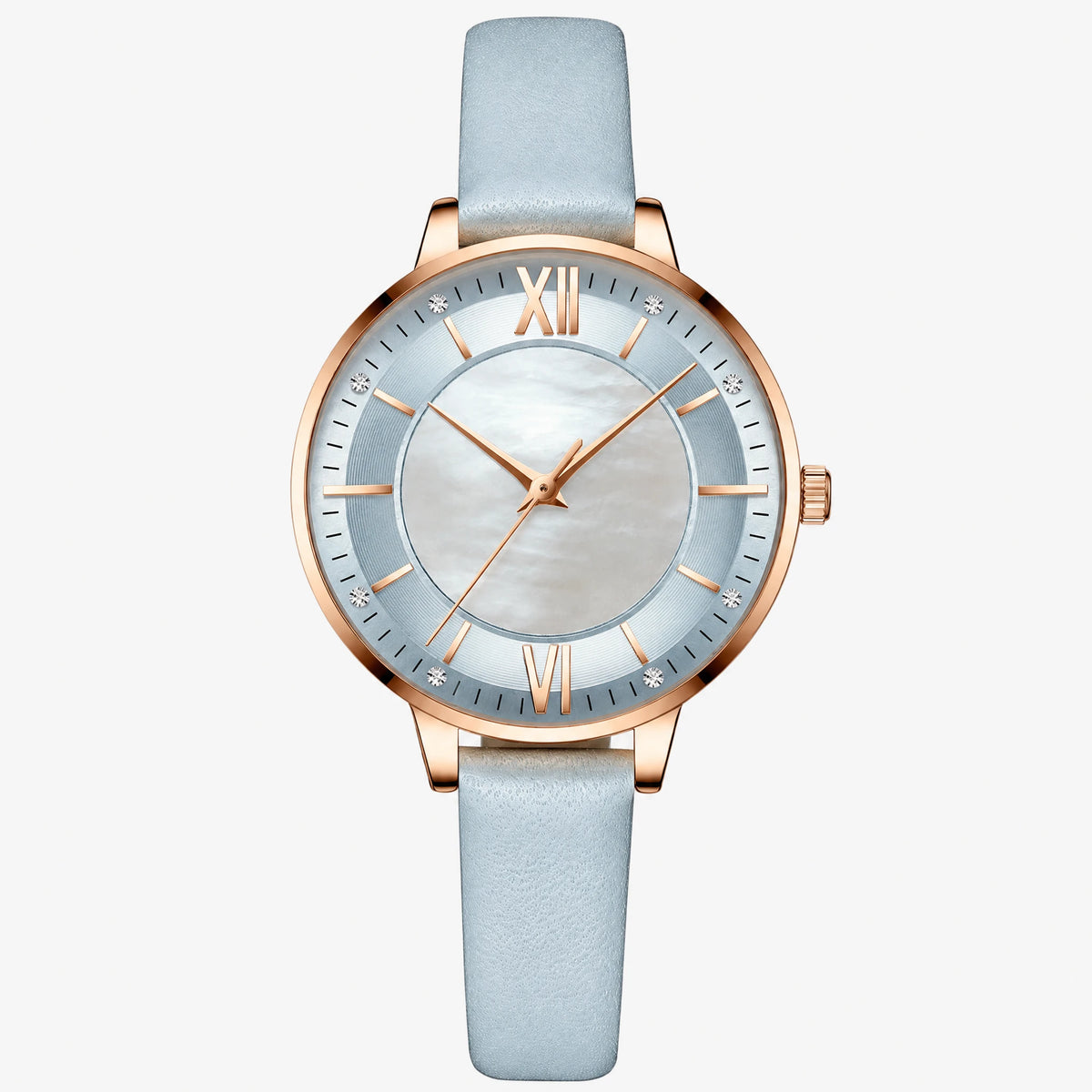 Montres Pour Dames Vintage - Ceinture bleu clair