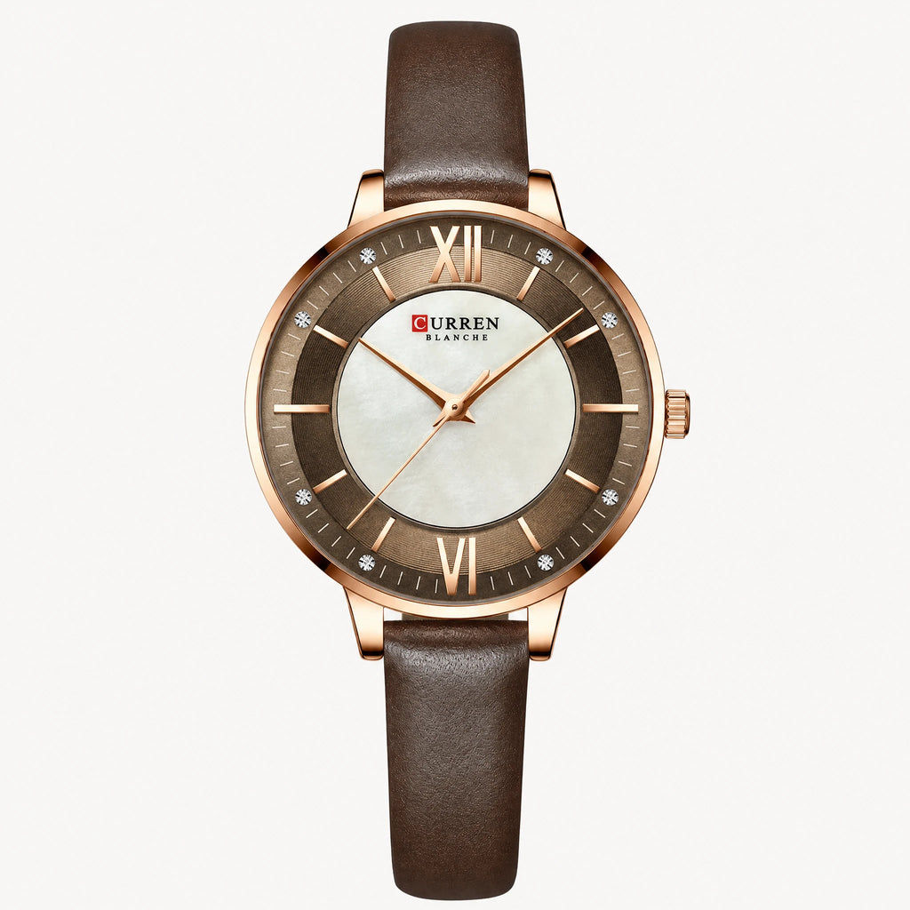 Montres Pour Dames Vintage - Ceinture café café