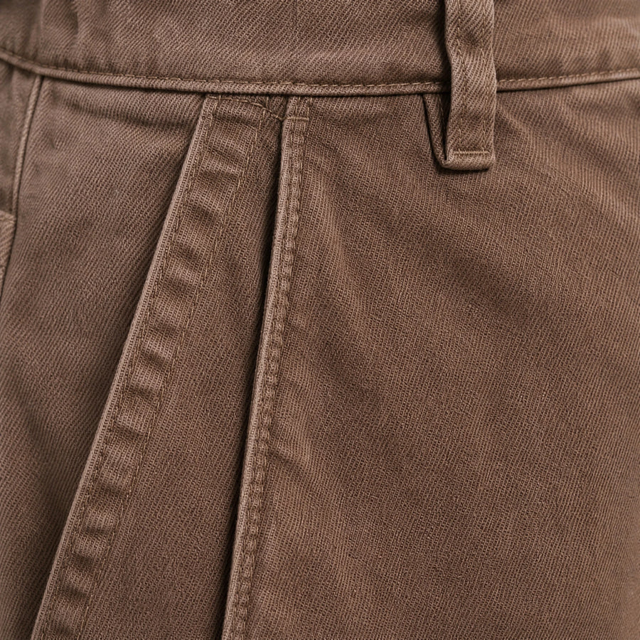 Pantalon cargo vintage de couleur unie pour hommes - close-up détail matière