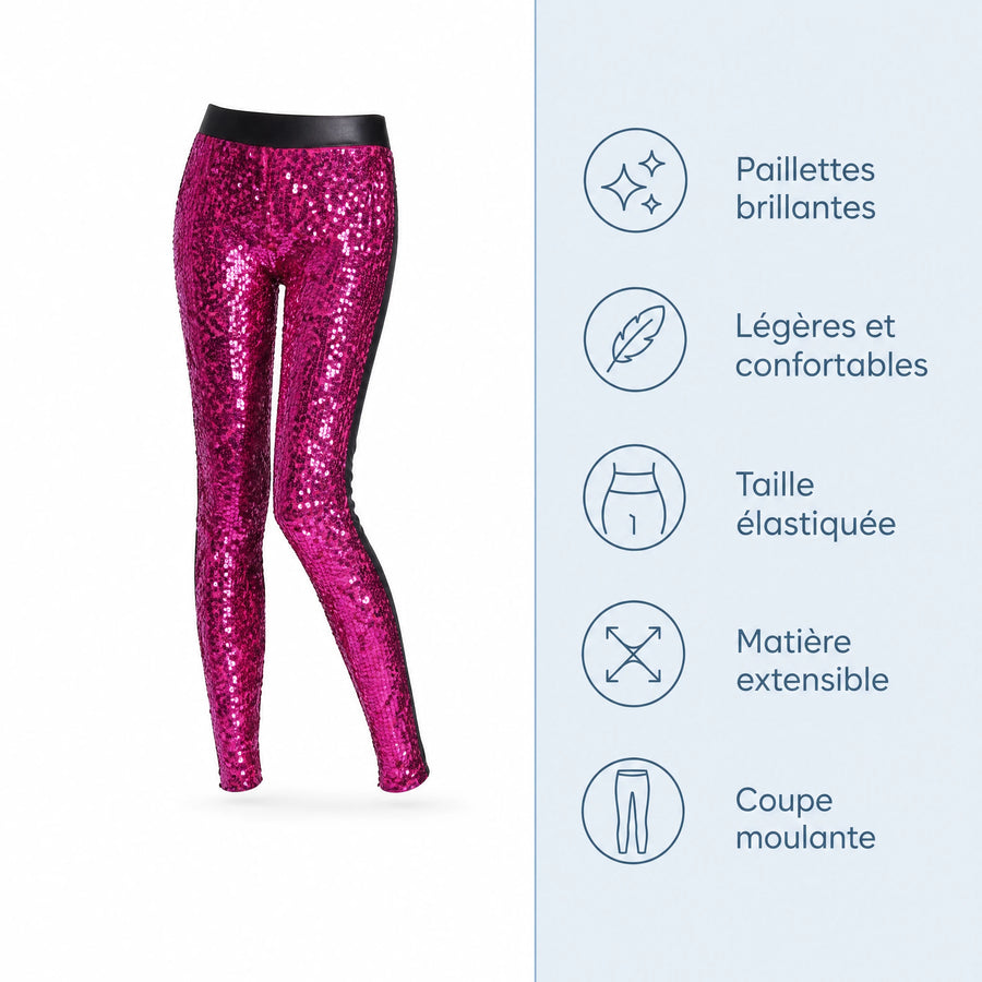 Pantalon Disco Paillette Femme - Bénéfices produit