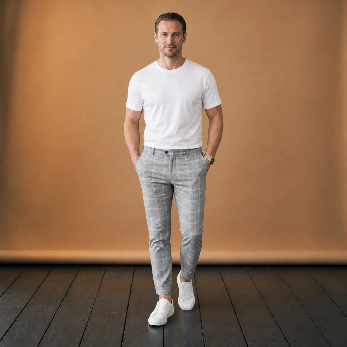 Pantalon vintage à carreaux - VETEMENT Studio HOMME