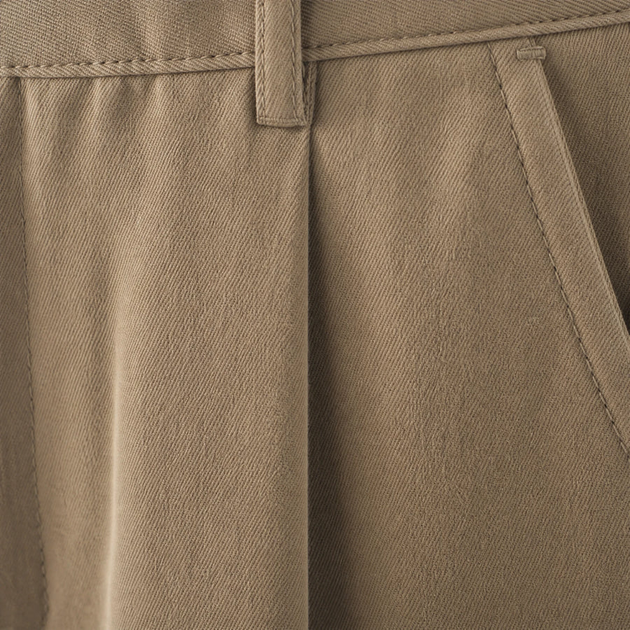 Pantalon vintage homme coupe droite années 30 - close-up détail matière