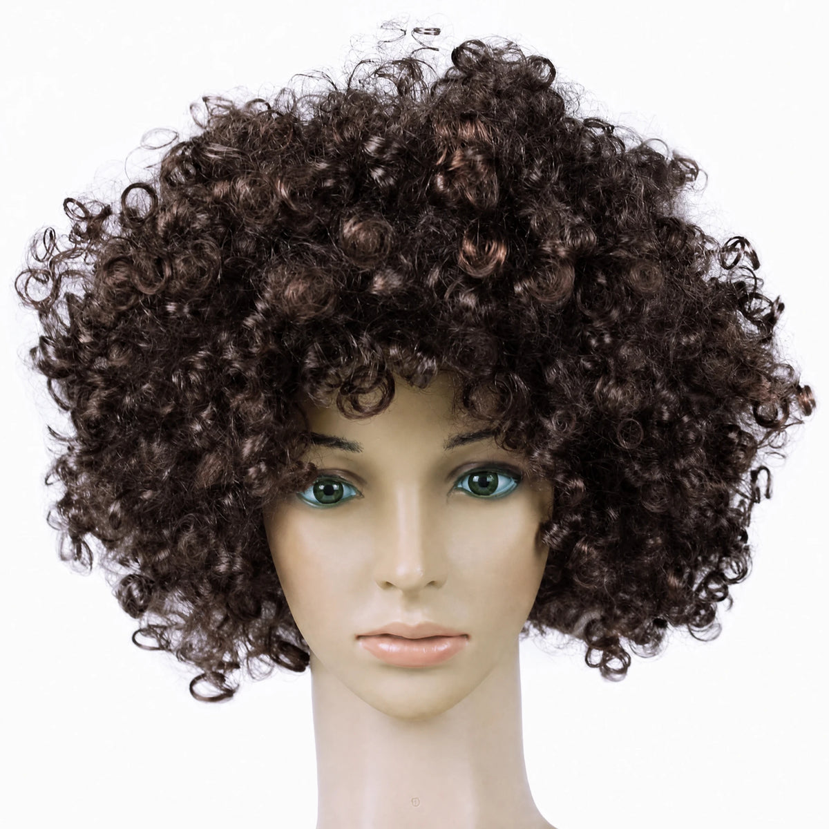 Perruque Afro Couleur Enfant Disco - Café