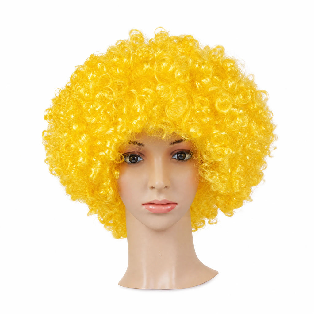 Perruque Afro Couleur Enfant Disco - image principale