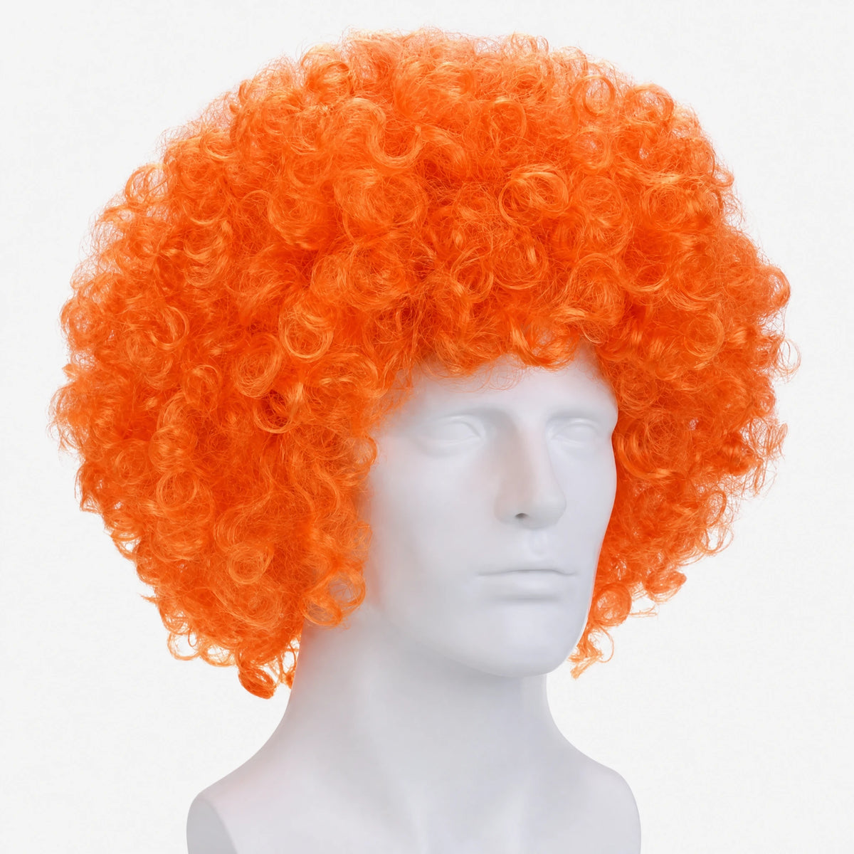 Perruque Afro Couleur Enfant Disco - Orange