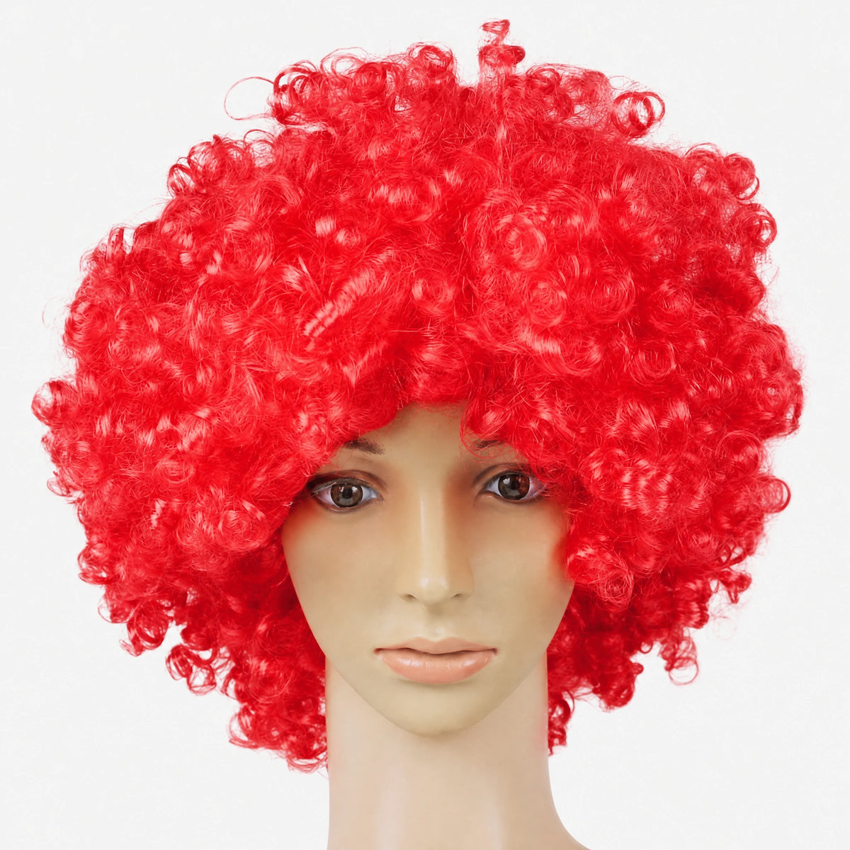 Perruque Afro Couleur Enfant Disco - Rouge