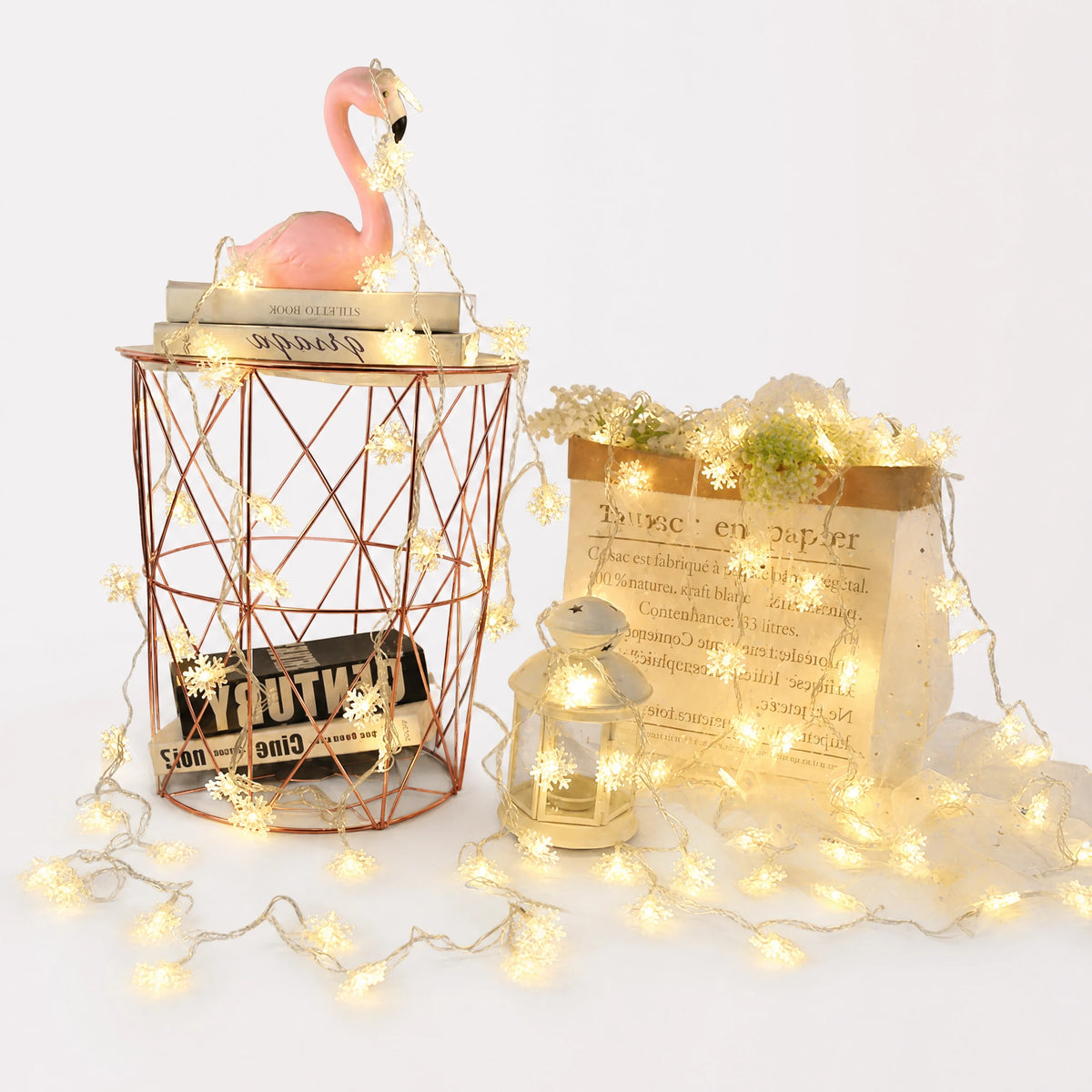 Petites Lampe LED Clignotantes Vintage - image principale