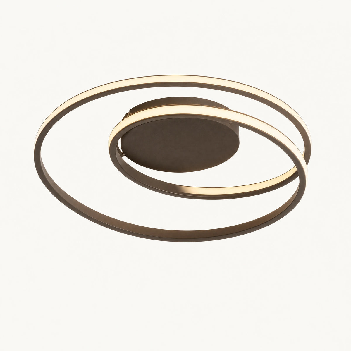 Plafonnier LED Moderne Design Spirale Noir - image principale