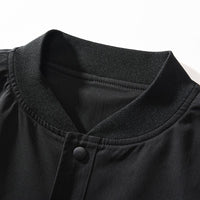 Chaqueta bomber suelta con parche de calavera vintage