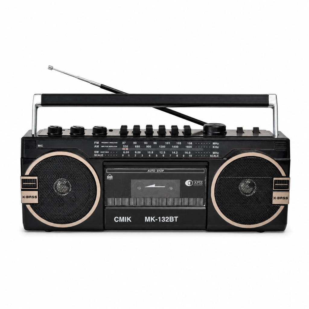 Poste Radio Cassette Rétro Style Années 80 - image principale