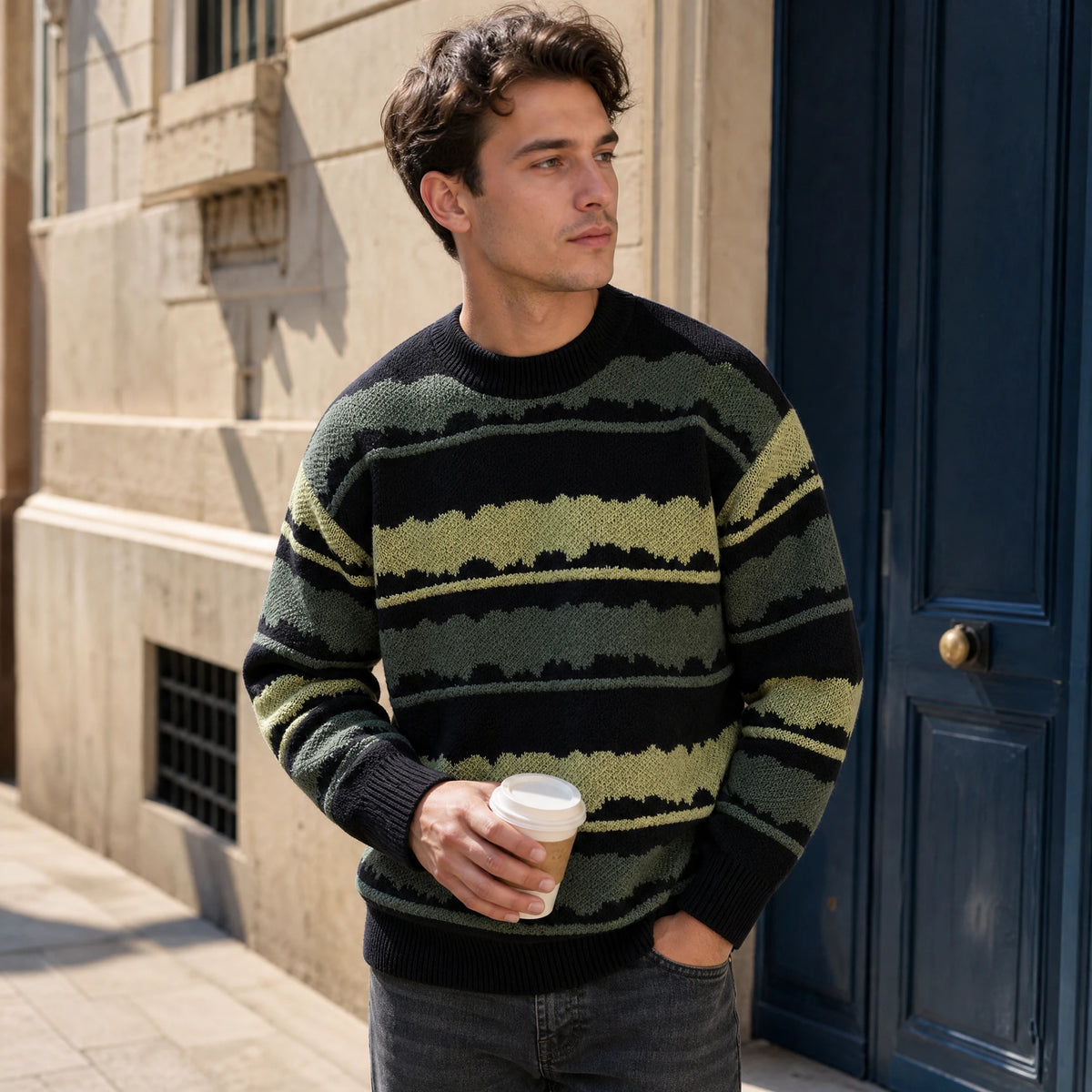 Pull à Motif Vintage - Utilisation GLOBALE