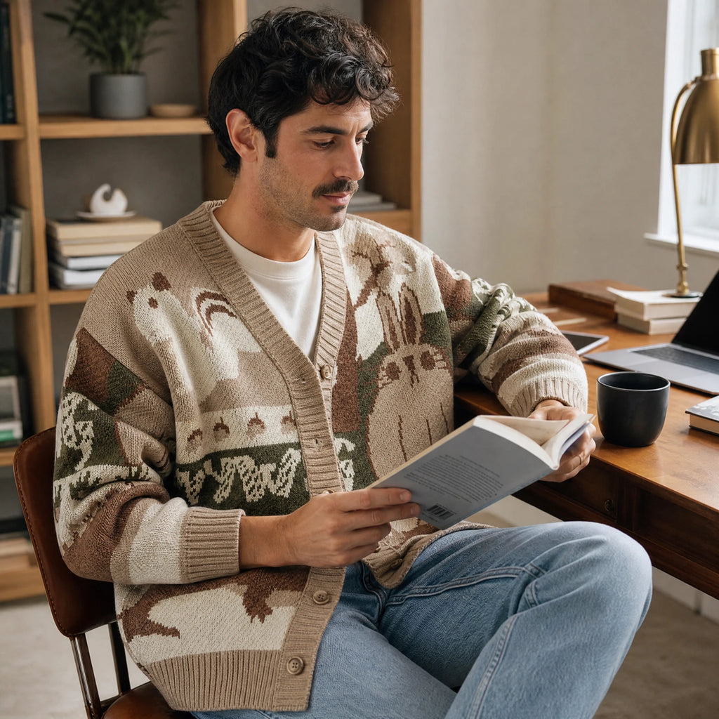 Pull Col V vintage - Utilisation GLOBALE