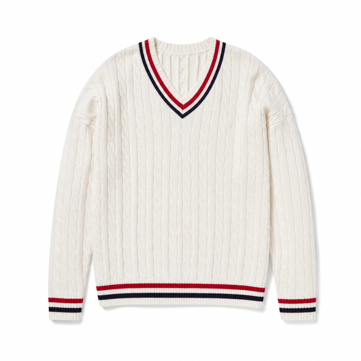Pull en V Tennis Vintage Homme - image principale