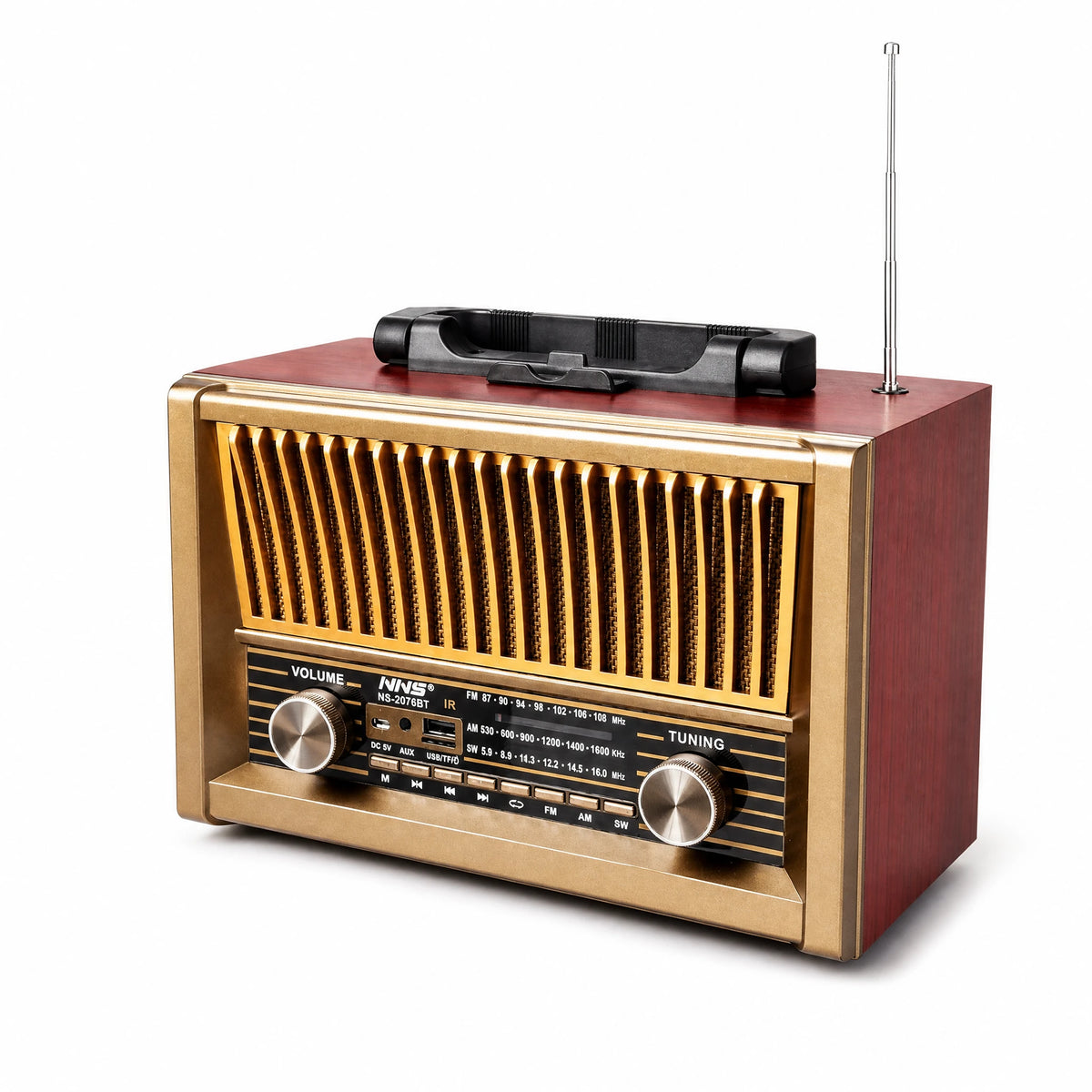 Radio Vintage à Design Rétro avec Bluetooth - image principale