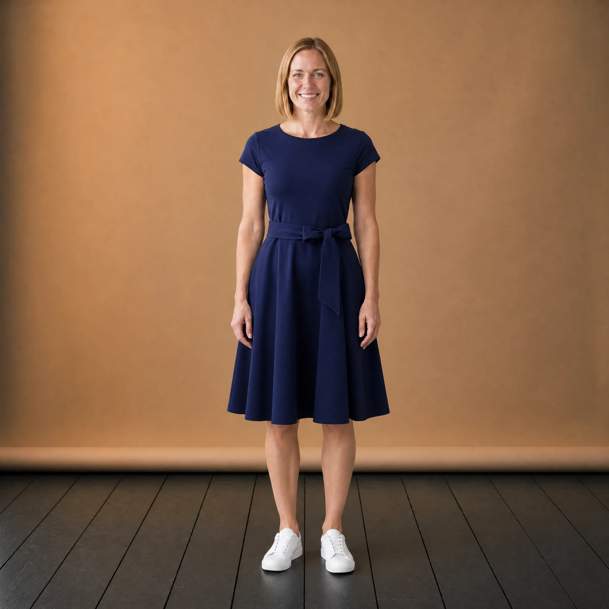 Robe Bleu Vintage Longue Année 60 - VETEMENT Studio FEMME