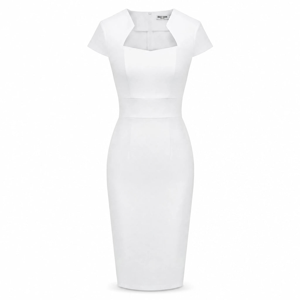 Robe Crayon Vintage Année 50 - image principale
