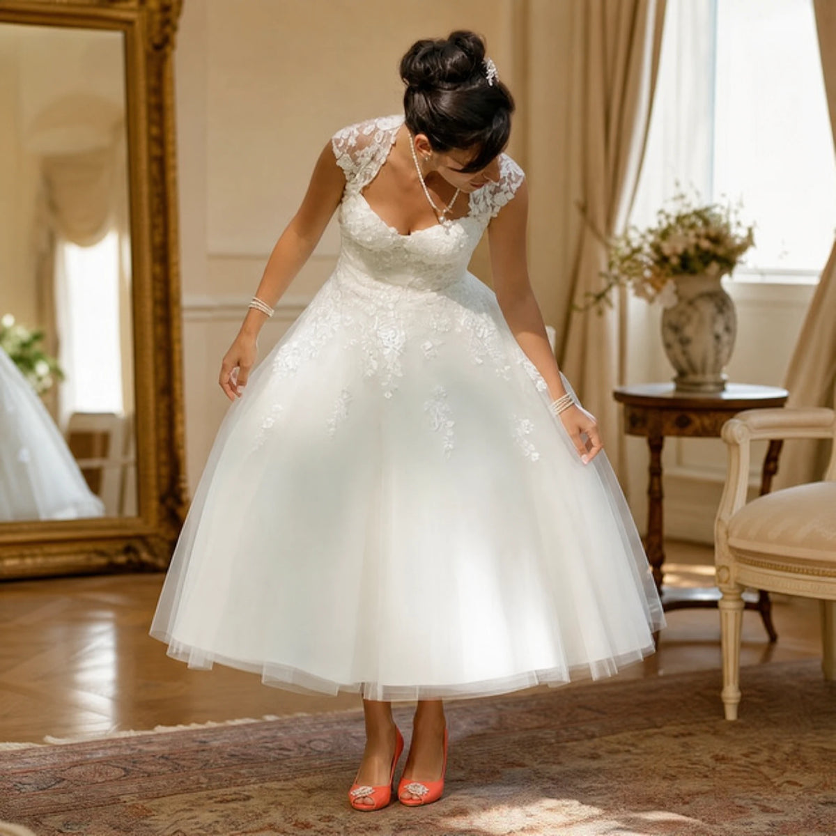 Robe de Mariée Courte Vintage - Utilisation GLOBALE