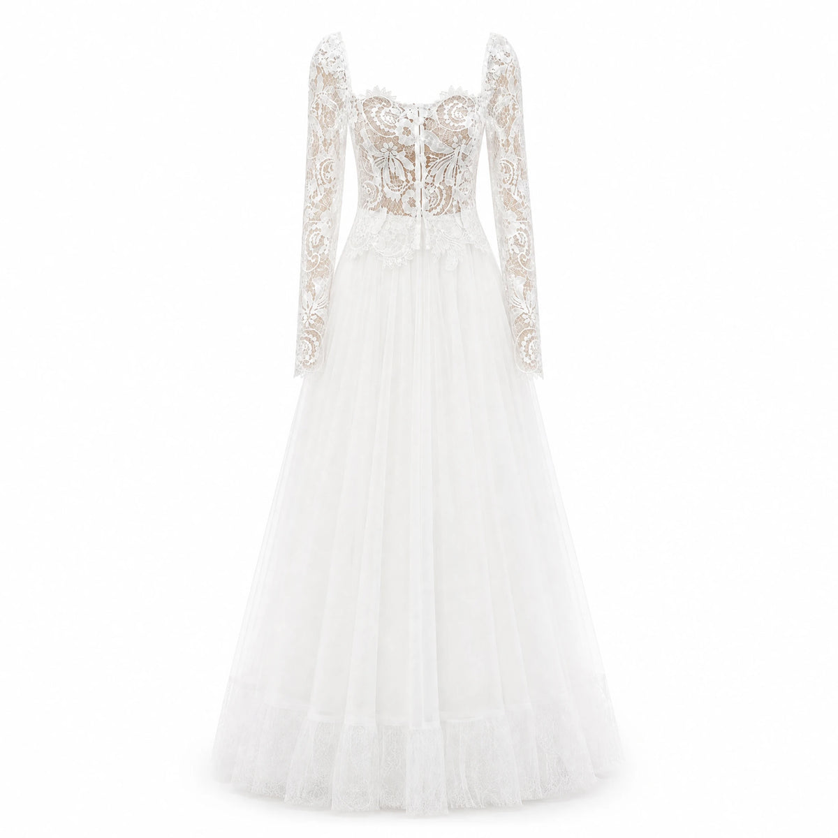 Robe de Mariée Deux Pièces Vintage - image principale