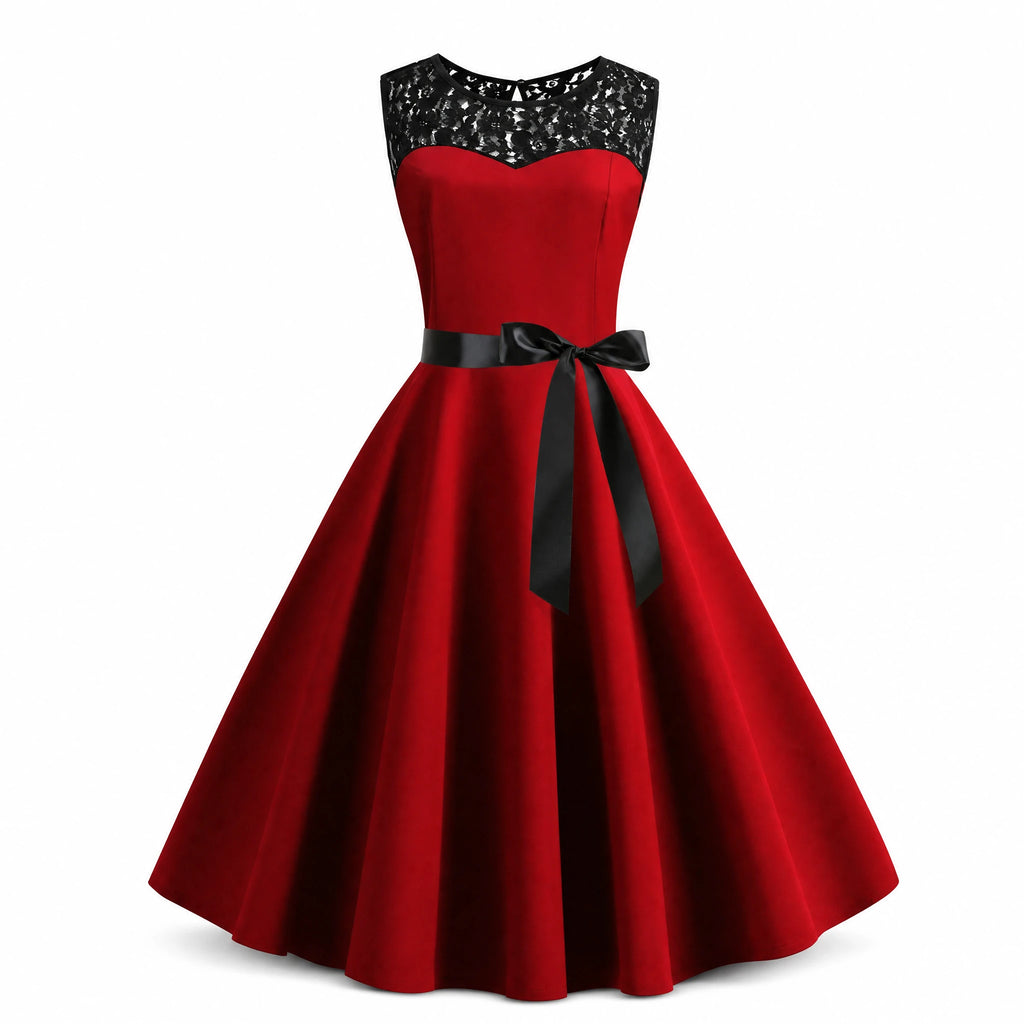 Robe de Soirée Vintage Année 50 - image principale