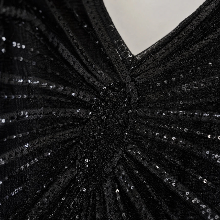 Robe Paillette Charleston - close-up détail matière