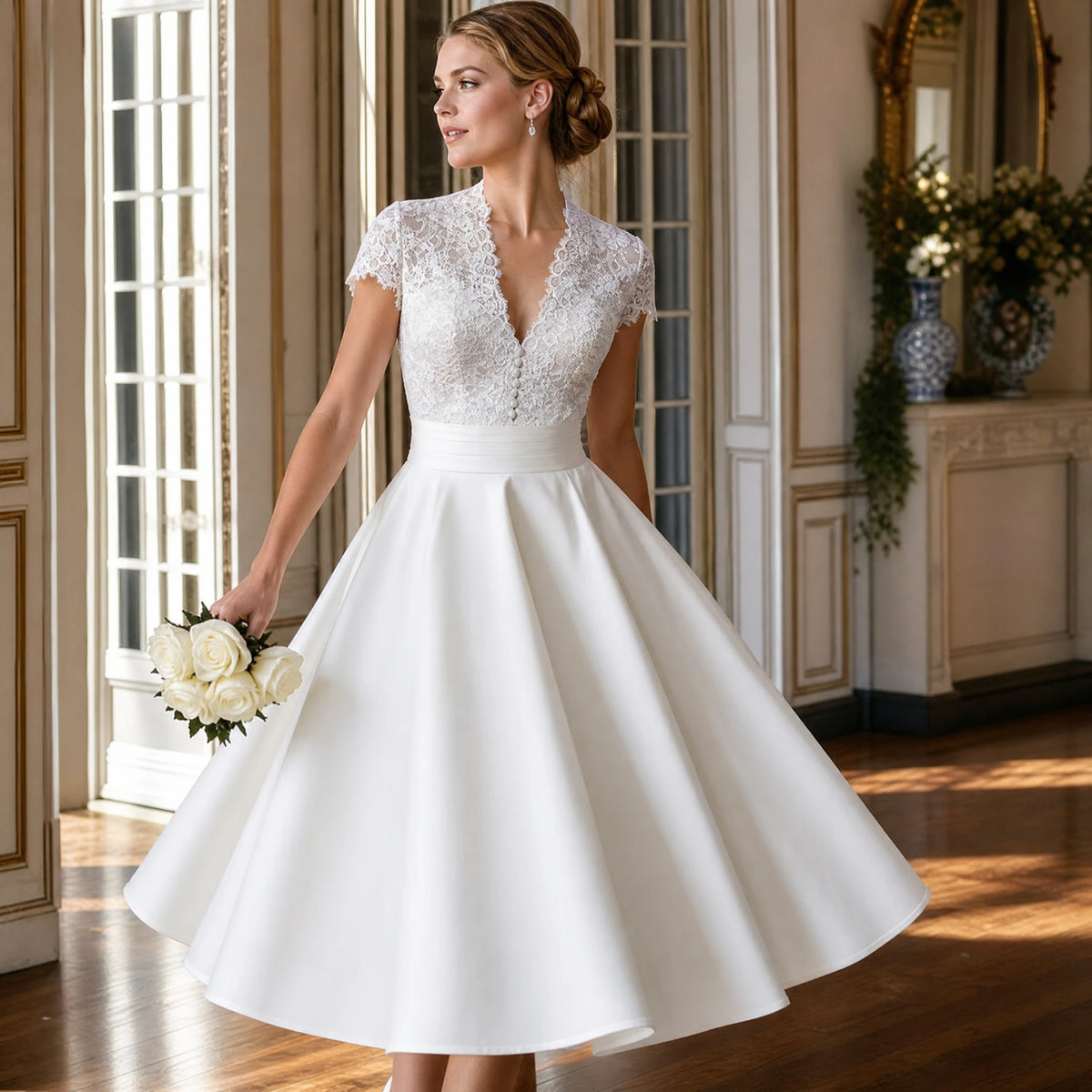 Robe Vintage Dentelle pour Mariage - Utilisation GLOBALE