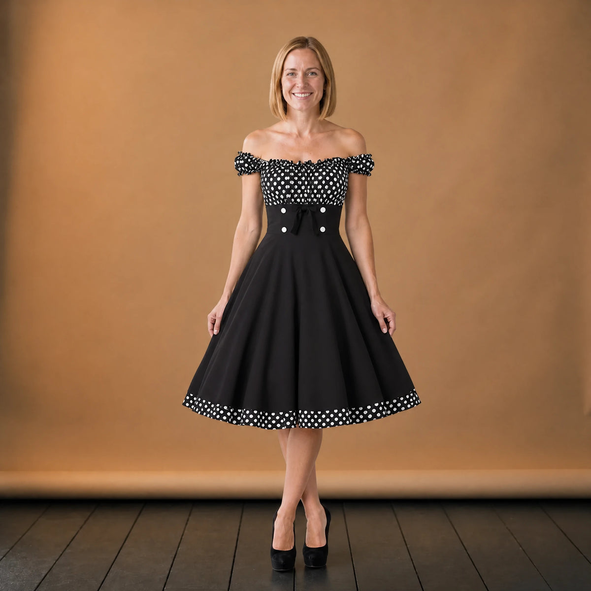 Robe Vintage Pin-Up Année 50 - VETEMENT Studio FEMME